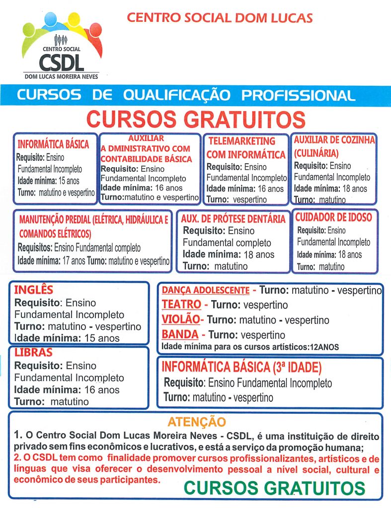 tabella corsi csdl